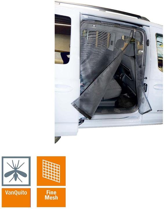 Image du produit VanQuito Moustiquaire avec portes coulissantes, droite