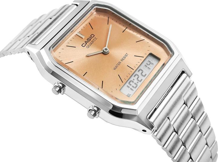 Produktbild Casio Damenuhr AQ-230A-4AMQYDF + BOX (Digitaluhr, 28 mm)