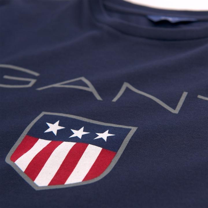Actual product image GANT T-shirt Sporty Comfortable fit Shield Logo - 17738 (176)