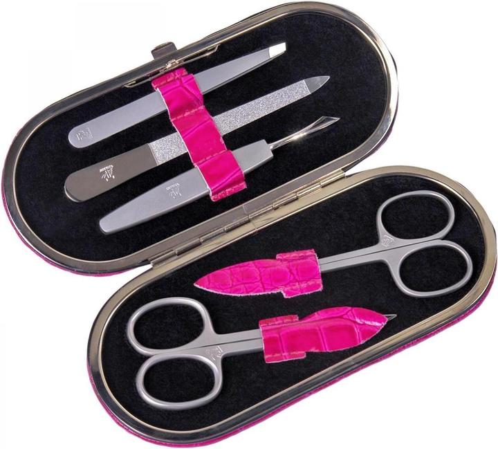 Produktbild Sacher TF200R.1007 - 5-teilig Maniküretui Manikürenset pink Leder