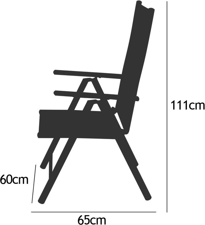 Actual product image Casaria Set of 2 garden chairs