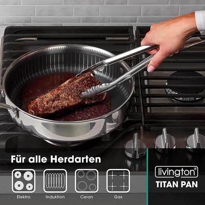 Produktbild Livington Titan Pan (28 cm, Bratpfanne, Aluminium, Edelstahl)