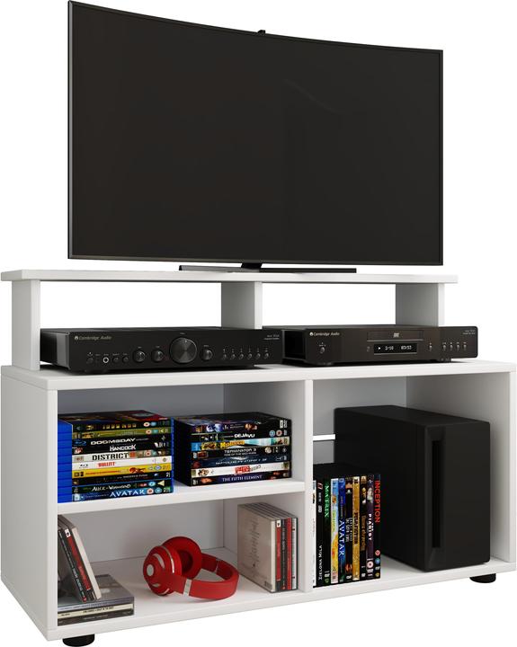 Immagine prodotto VCM Mobile TV in legno Mobile TV Consolle TV Tavolo TV Vetro TV Balansia (90 x 36 cm)