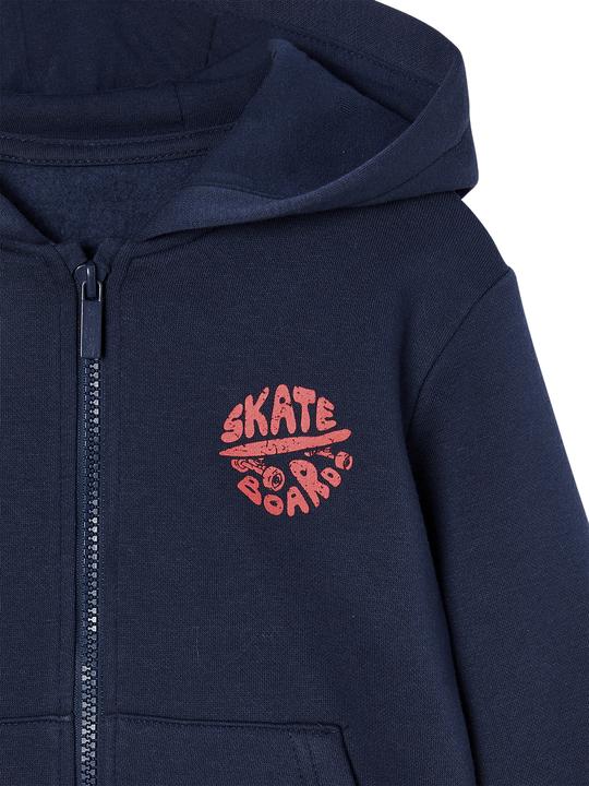 Produktbild Vertbaudet Jungen Kapuzensweatjacke BASIC mit Recycling-Polyester (92)