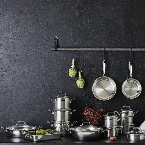 Produktbild Scanpan Kochtopf IMPACT Ø 18 cm - mit Deckel (18 cm, Kochtopf, Edelstahl)