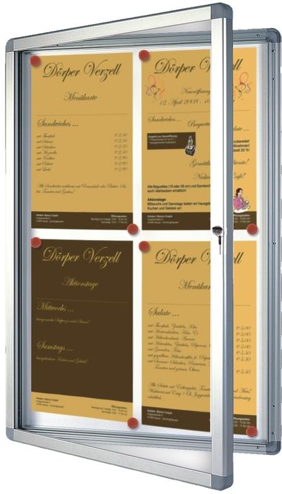Image du produit Franken Vitrine d'affichage 75x101.1x4.5cm extérieur magnétique/descriptif porte à battants