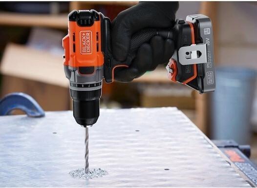 Produktbild Black & Decker Black&Decker Akku-Bohrschrauber 18V, ohne Akku BCD382XN (Akkubetrieb)