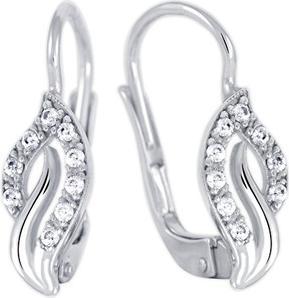 Actual product image Brilio Matching earrings in white gold with zircons 239 001 01217 07