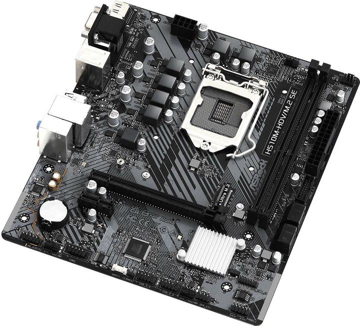 Actual product image AsRock H510M-HDV/M.2 (LGA 1200, Intel H470, mATX)