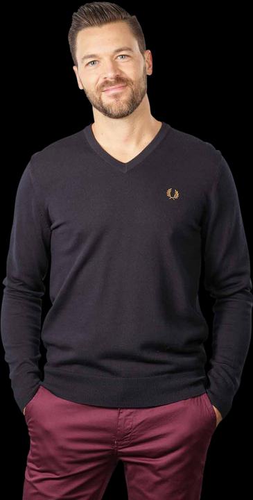 Immagine prodotto Fred Perry Classic V Neck Jumper Navy (S)
