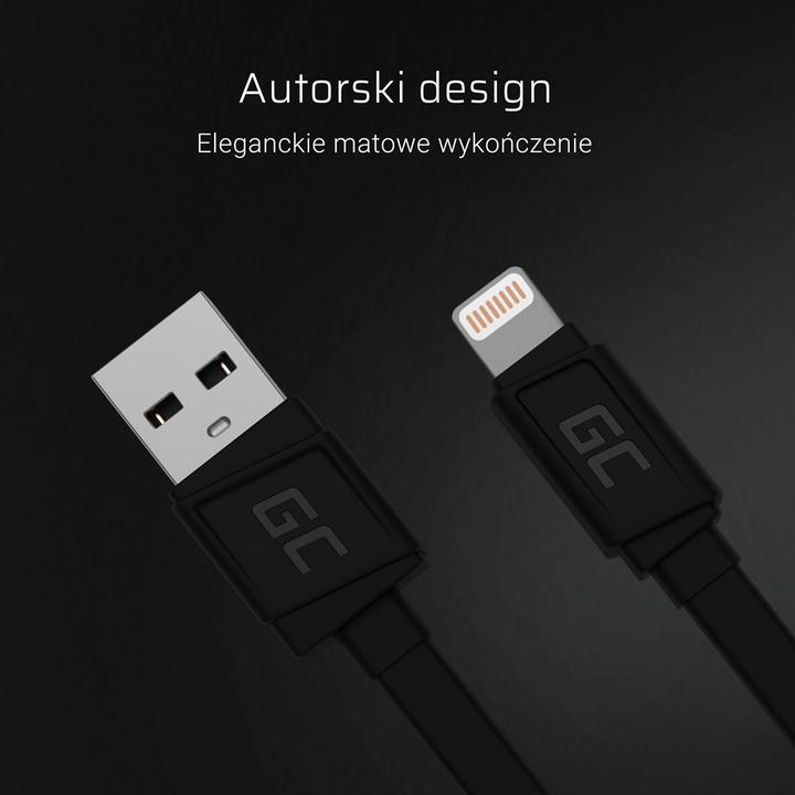 Produktbild GreenCell USB A — Lightning (0.25 m)