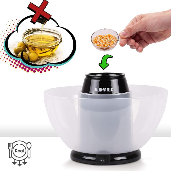 Actual product image Duronic POP50 BK Popcorn Machine