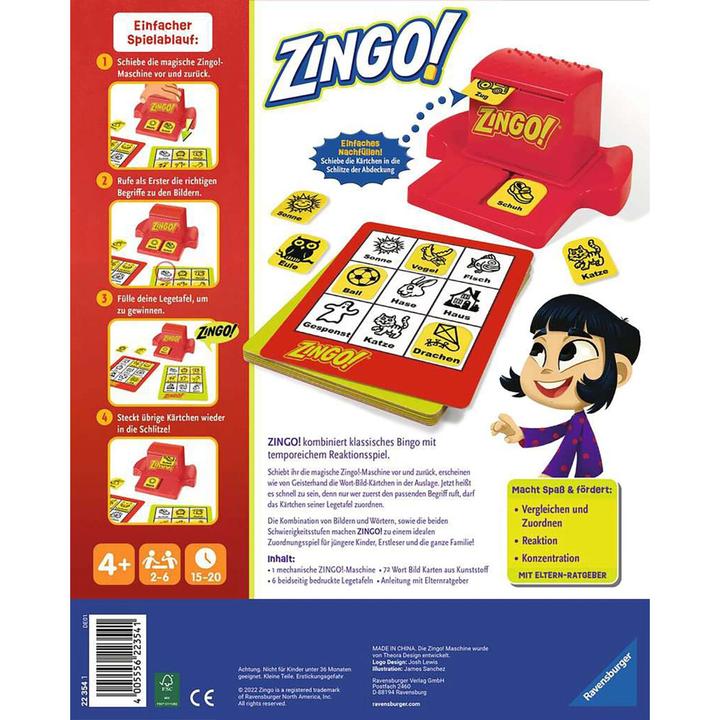 Produktbild Ravensburger Zingo. (Deutsch)