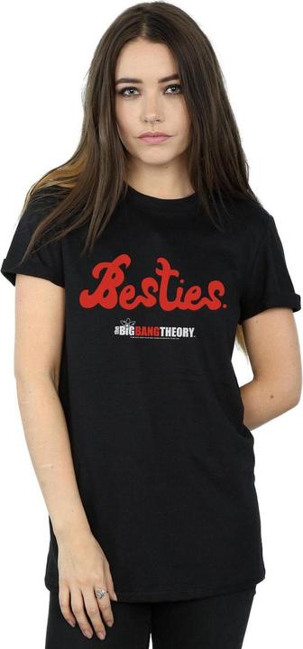Produktbild Dam Besties Text Baumwolle Boyfriend TShirt (L)