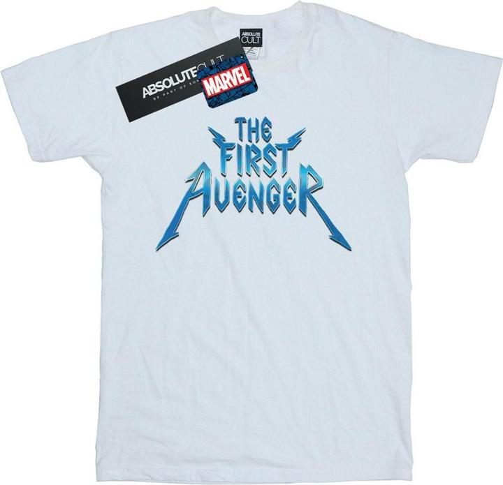 The First Avenger Metal Logo TShirt (4XL)