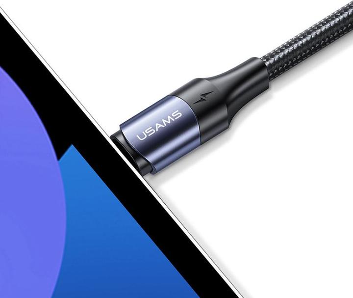 Actual product image Usams USB C — USB C (3 m, USB 2.0, 100 W)