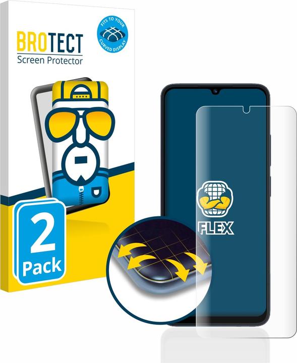 Actual product image BROTECT Full-Cover Protector (2 Piece, Xiaomi Redmi 12C)