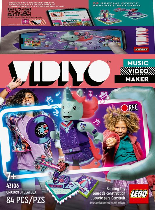 Actual product image LEGO Unicorn DJ BeatBox (43106, LEGO Vidiyo)