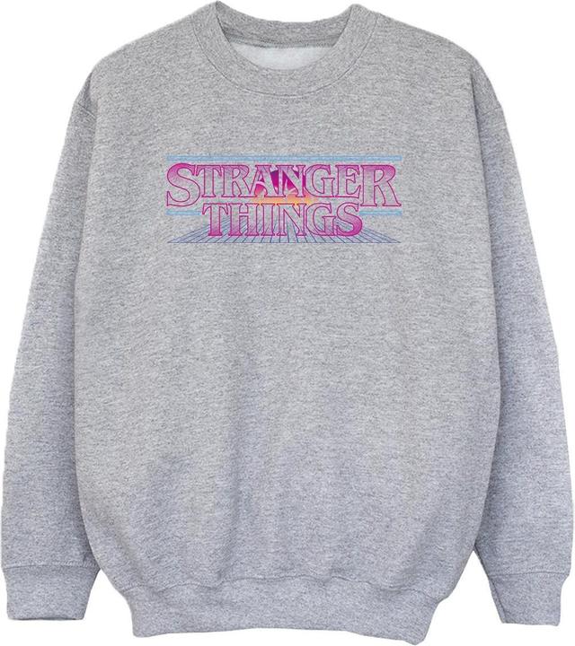 Netflix Stranger Things Retro Title Sweatshirt Jungen (140, 146)