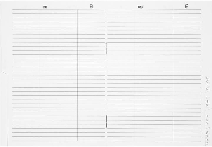 Produktbild Biella Adressregister 10x13,9cm 0855308.0 (A6)