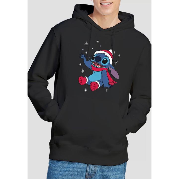 Produktbild Lilo & Stitch Kapuzenpullover weihnachtliches Design (S)
