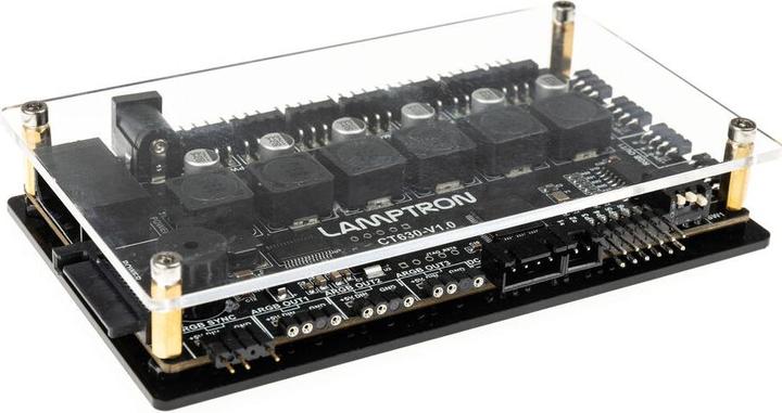 Actual product image Lamptron CT625 All-In-One Controller, 6x IPS - schwarz (6 Fan)
