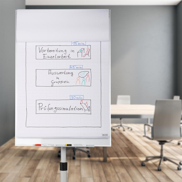 Produktbild Relaxdays Flipchart (70 x 62 x 185 cm)