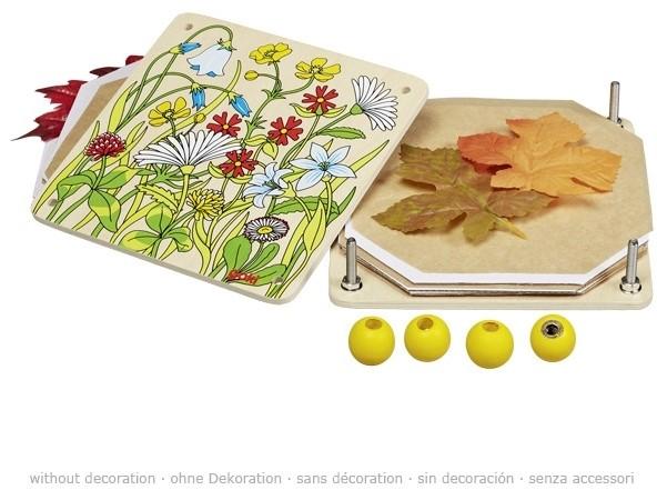 Actual product image Goki Wooden flower press