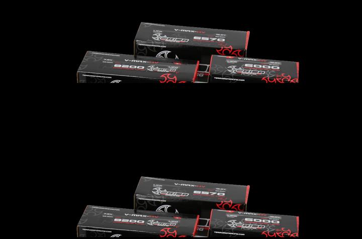 Image du produit Team Orion V-Max-HV Graphene Tech 7200 LCG 7.6V 2S 128C (7.60 V, 7200 mAh)