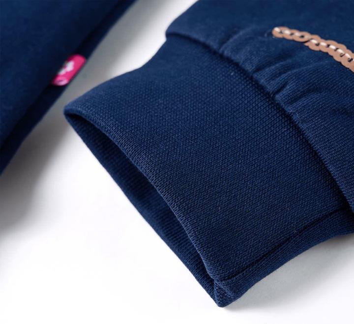 Immagine prodotto VidaXL Felpa da bambino blu navy 92,Materiale: 95 % cotone. 5 (92)