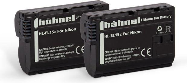 Produktbild Hähnel HL-EL15HPa/b, 2er Kamera-Akku ersetzt Original-Akku EN-EL15 7 V 1650 mAh (Kamera Akku)