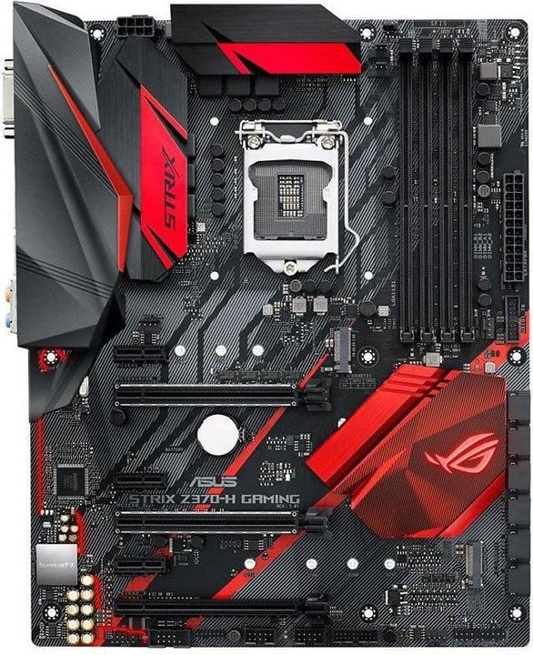 Actual product image ASUS Rog Strix Z370-H Gaming (LGA 1151, Intel Z370, ATX)