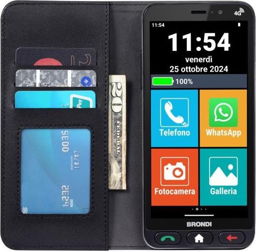 Actual product image Brondi Amico Vero 4g (32 GB, Black, 5.70", Dual SIM, 4G)