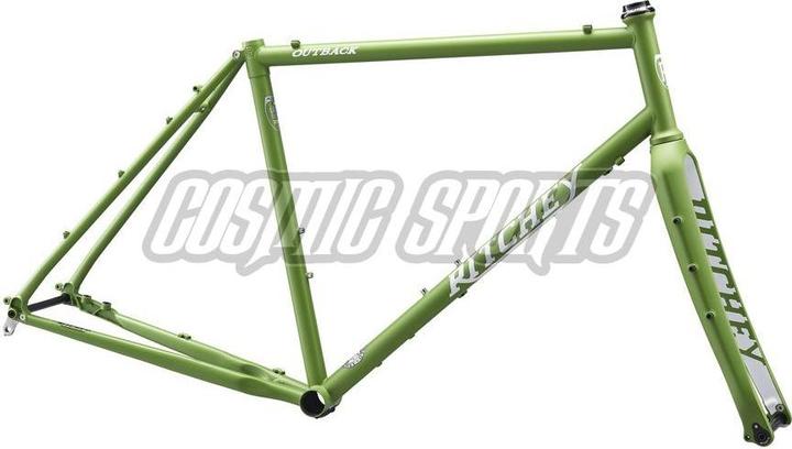 Actual product image Ritchey Outback V2 Disc Gravel frame kit, 650B/700C, XS, guacamole green/white