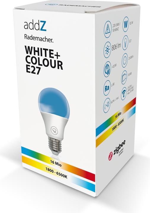 Produktbild Rademacher addZ White + Colour E27 LED (E27, 8.50 W, 806 lm, 1 x, F)
