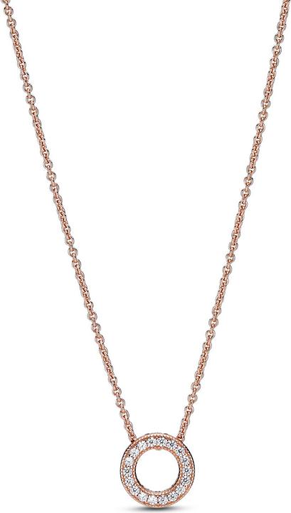 Pandora Rose Logo Reversible Halskette (Roségold)