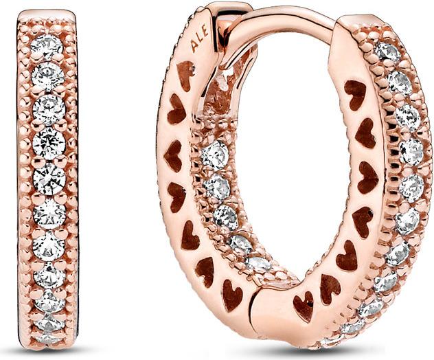 Pandora Rose Hoop Ohrringe (Metall, rosevergoldet)