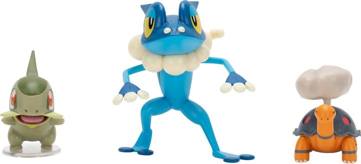 Image du produit Pokémon - Battle Figure 3 Pack: Torkoal, Axew, Frogadier - (PKW4089)