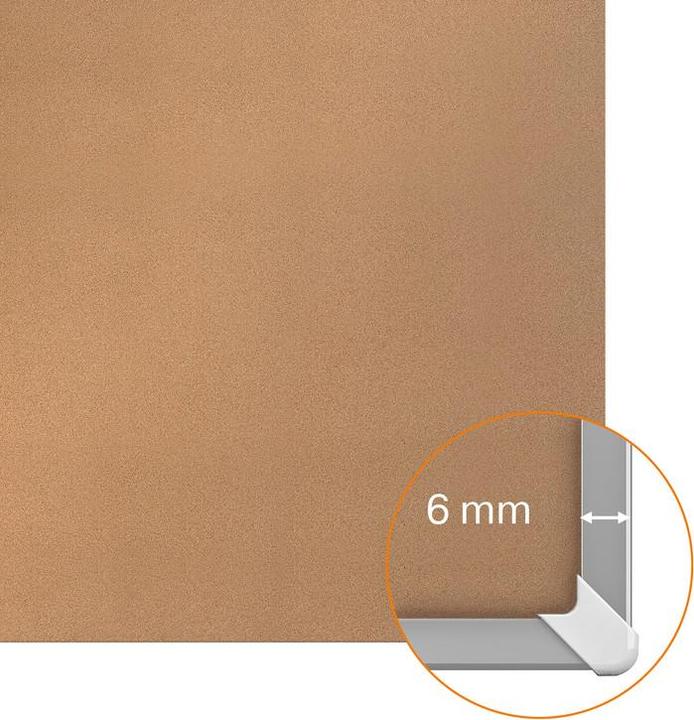 Actual product image Nobo Cork board Impression Pro 1915417 natural brown, 87x155cm (Bulletin board, 87 x 155 cm)