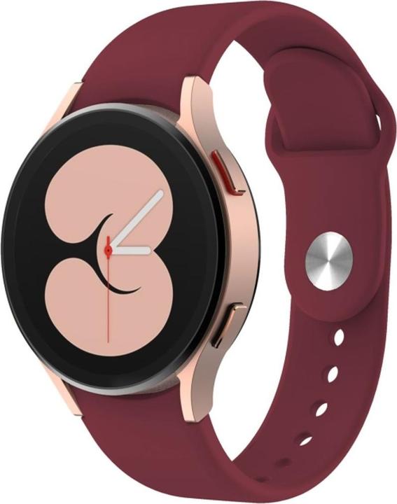 Produktbild König Design Silikon Armband 20mm Uhrenarmband für Samsung Galaxy Watch 4 5 Classic Pro Loop (20 mm, Silikon)
