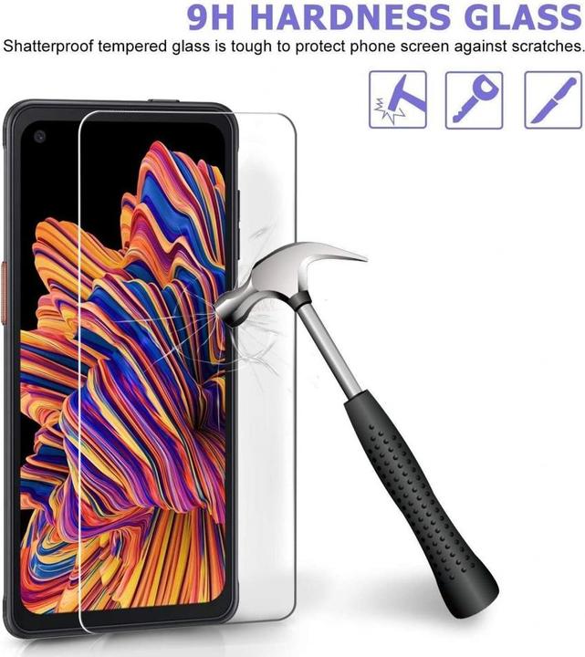 Produktbild Screenguard Samsung Galaxy XCover Pro Panzerglas Schutzfolie Case Friendly Design (1 Stück, Samsung Galaxy S21)