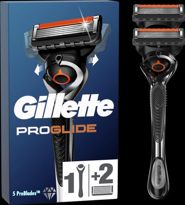 Actual product image Gillette Venus Gillette - Fusion Proglide Flexball Shaver For Men + 2 Spare Heads