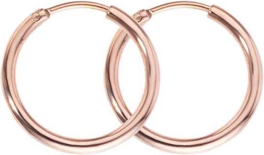 Bijouteria Creolen (Chirurgenstahl 316L, PVD Beschichtung (goldfarbig))