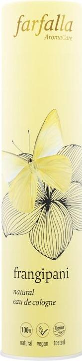 Actual product image Farfalla Fragrance - Frangipani - Natural Eau de Cologne (Eau de toilette, 50 ml)