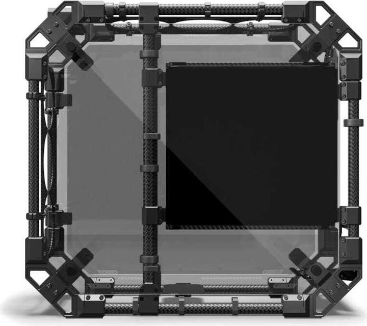 Actual product image Alphacool GHE Apex Skeleton Carbon housing (mATX, ITX, ATX)