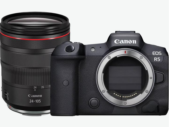 Actual product image Canon EOS R5 Kit (24 - 105 mm, 45 Mpx, Full frame)