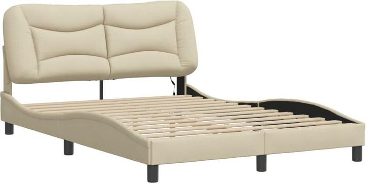 Actual product image VidaXL Bed frame with LED fabric (120 x 200 cm)