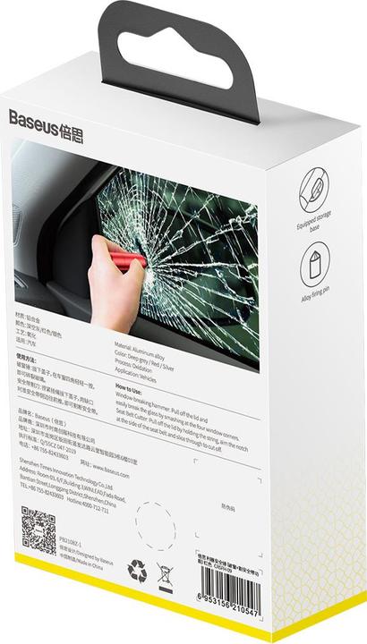 Actual product image Baseus Emergency hammer