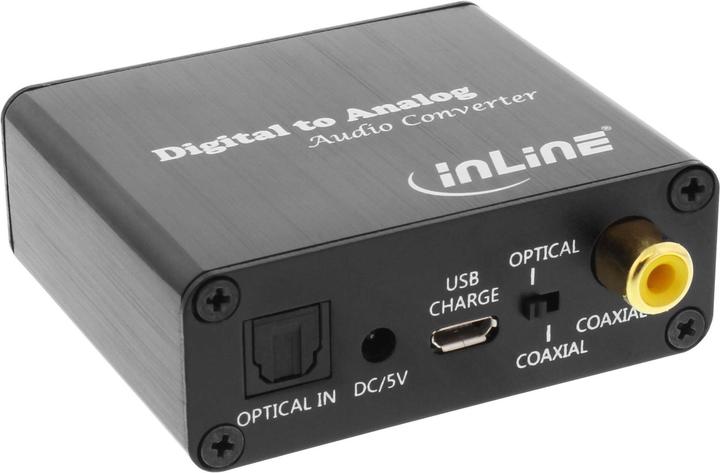 Actual product image InLine Audio DA converter (Audio Switch)