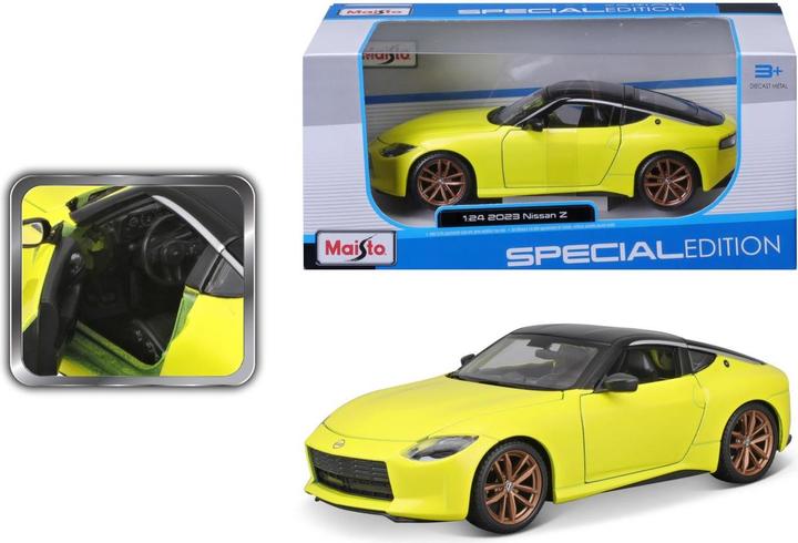 Produktbild Maisto Nissan Z 2023 1/24 gelb